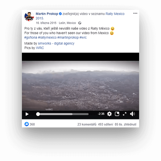 Martin Prokop - contribution from the social networks